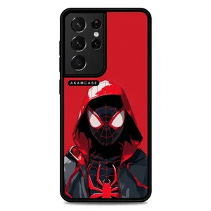 AKAM AMCWSGS21U-SPIDERMAN9 Cover For Samsung Galaxy S21 Ultra