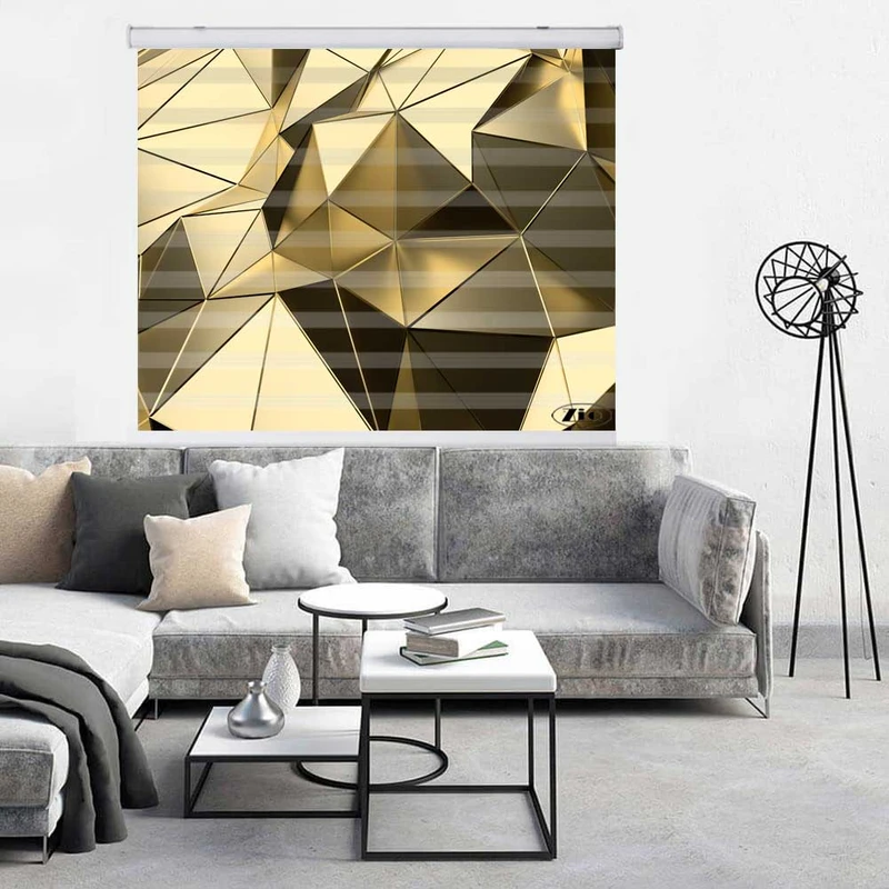 پرده زبرا زیو کد 3D1367 سایز 150x150 سانتی متر