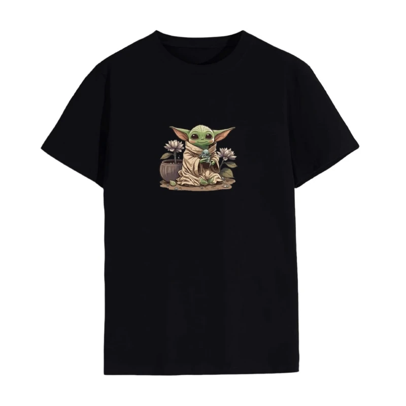 تی شرت لانگ زنانه مدل بیبی یودا کد 13