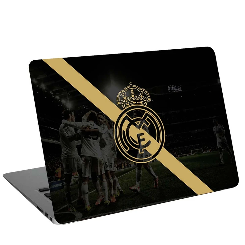 استیکر لپ تاپ طرح real madrid کد G-2308 مناسب برای لپ تاپ 15.6 اینچ 