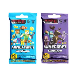 اسباب بازی شانسی مدل کارت ماینکرافت مجموعه 2 عددی 