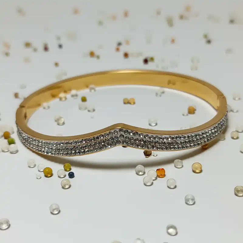 دستبند زنانه مدل استیل h14