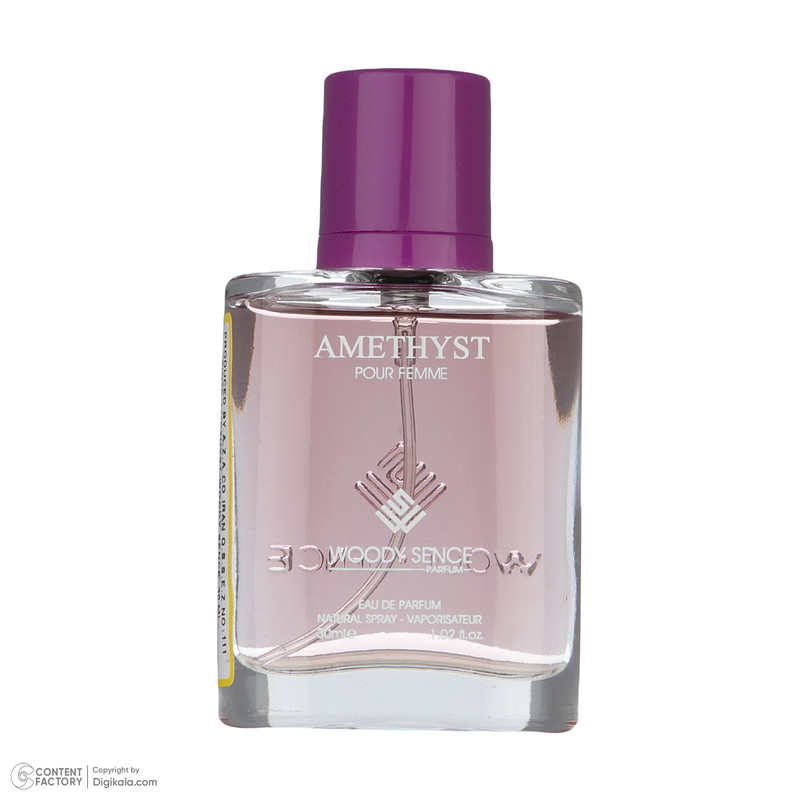 ادوپرفیوم زنانه وودی سنس مدل Amethyst  حجم 30 میلی‌لیتر