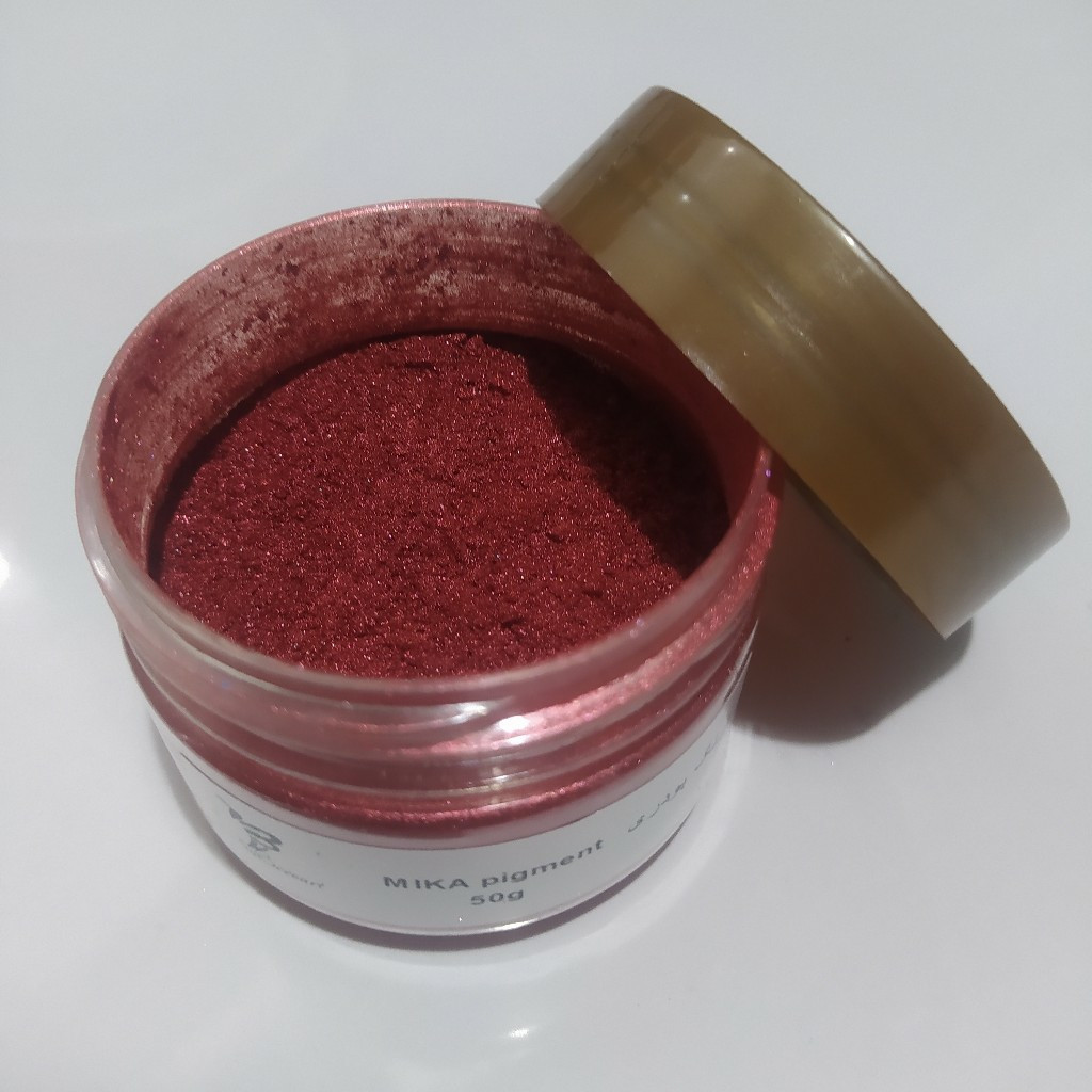 رنگ رزین اپوکسی بیزآرت مدل صدفی میکا حجم 100میلی لیتر