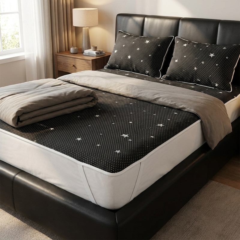 محافظ تشک لایت نایت مدل B ضدآب دونفره سایز 200x180 سانتی متر