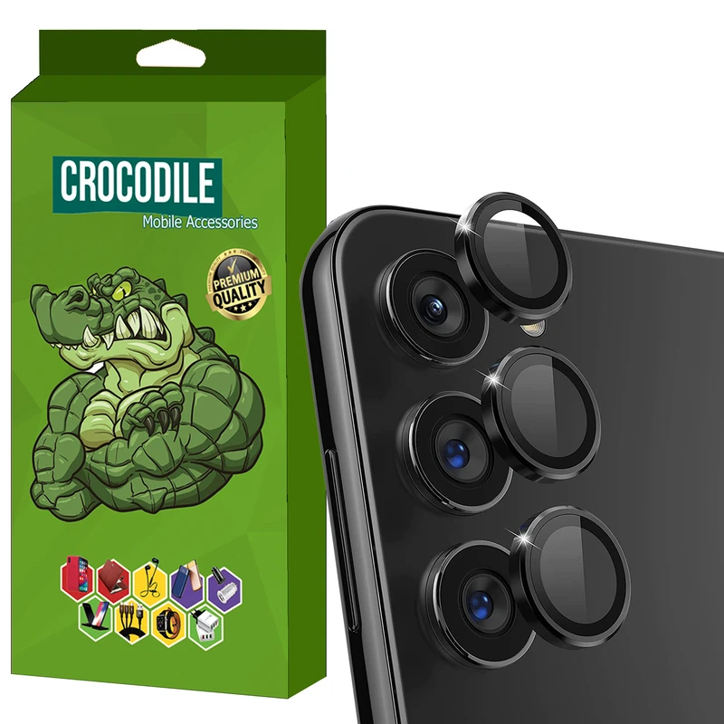 محافظ لنز دوربین کروکودیل مدل C-Ring مناسب برای گوشی موبایل سامسونگ Galaxy A35 / A55
