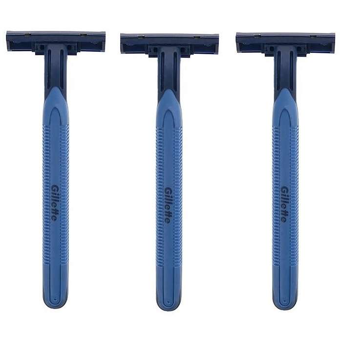 خود تراش ژیلت مدل 2 Blue بسته 3 عددی