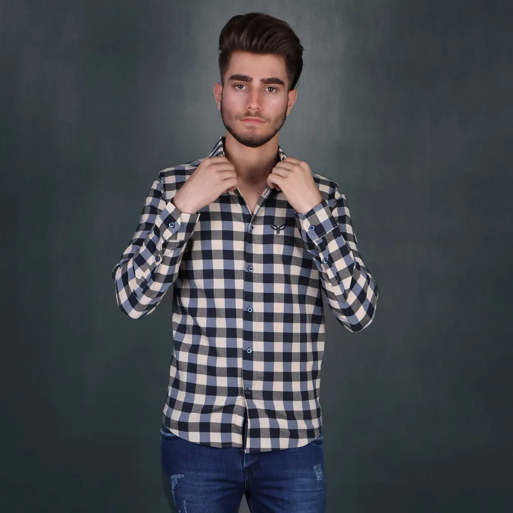 پیراهن آستین بلند مردانه پیکی پوش مدل S04488