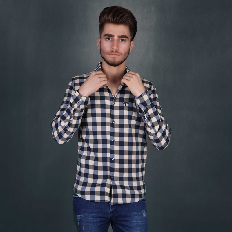 پیراهن آستین بلند مردانه پیکی پوش مدل S04488