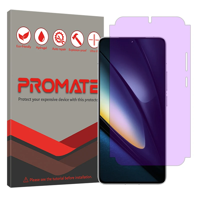 محافظ صفحه نمایش پرومیت مدل ضد اشعه بنفش مناسب برای گوشی موبایل شیائومی Poco F6 Pro