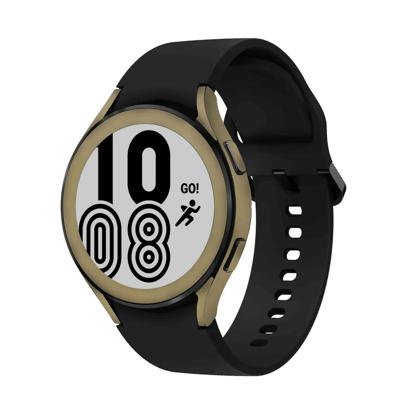  برچسب ماهوت طرح Matte-Gold مناسب برای ساعت هوشمند سامسونگ Watch4 44mm