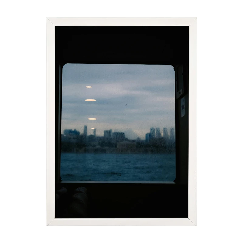 تابلو مدل دیواری طرح پنجره قطار کد EA-1264