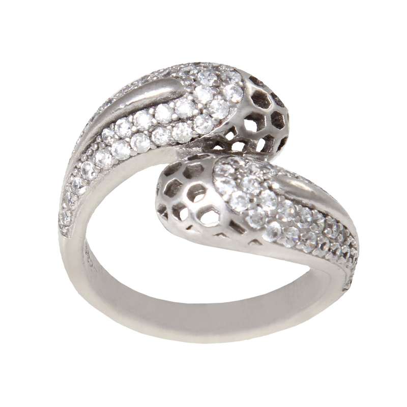 انگشتر نقره زنانه مدل رادیوم کد AWR_824