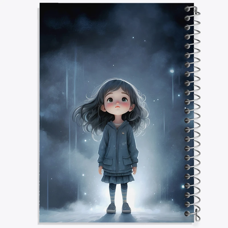 دفتر شطرنجی 50 برگ خندالو طرح دخترانه کد F8221