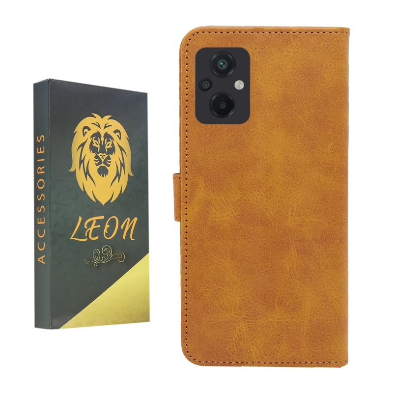 کیف کلاسوری لئون مدل Bersa مناسب برای گوشی موبایل شیائومی Poco M5