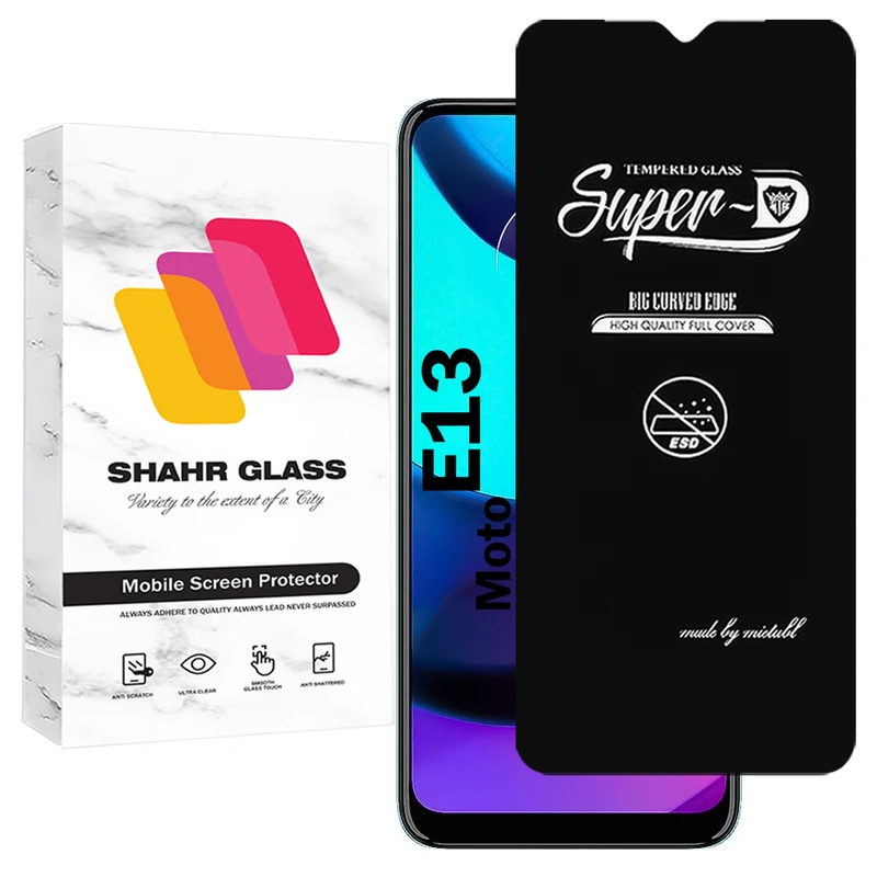 محافظ صفحه نمایش شهر گلس مدل SUPERDNSH مناسب برای گوشی موبایل موتورولا Moto E13