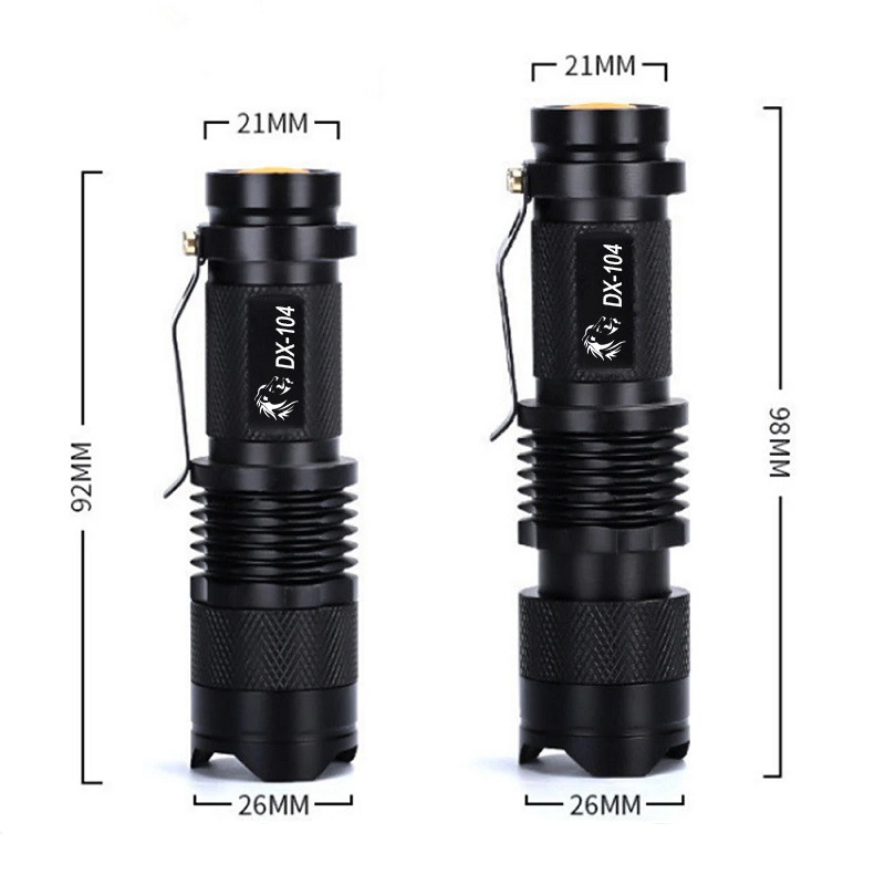 چراغ قوه دینکس مدل یو وی طرح DX-104 NEW