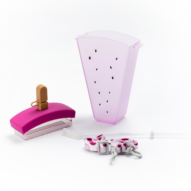 قمقمه مدل بستنی توت فرنگی کد 1-3327 گنجایش 0.250 لیتر