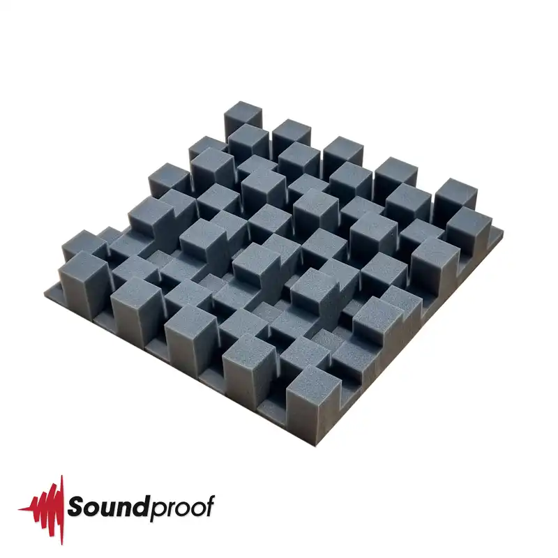 پنل آکوستیک ساندپروف مدل دیفیوزر فوم