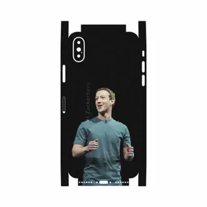 MAHOOT Mark Zuckerberg-FullSkin Cover Sticker for Apple iPhone X