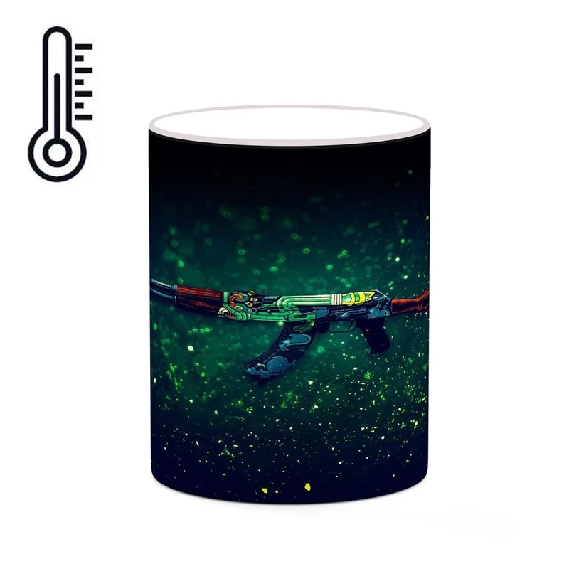 ماگ حرارتی کاکتی مدل بازی کانتر استرایک Counter-Strike 1.6 کد mgh28080