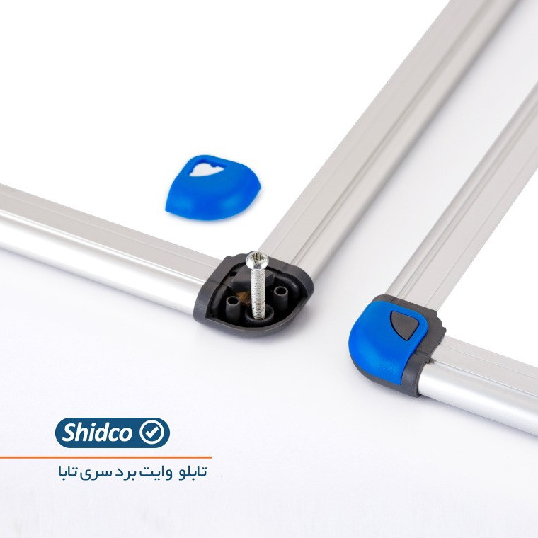 تخته وایت برد مغناطیسی شیدکو مدل tas06 سایز 120×90 سانتی متر بسته 2 عددی