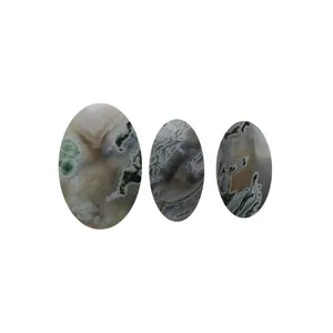 سنگ زینتی عقیق مدل خزه ای کد 200 مجموعه سه عددی