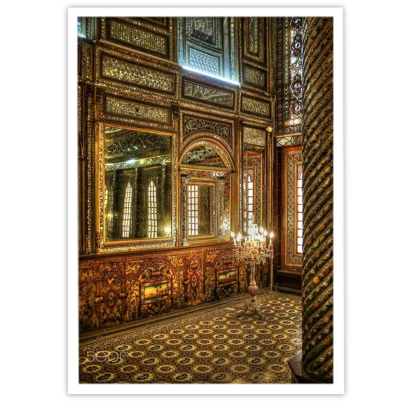 تابلو بکلیت طرح کاخ نیاوران مدل W-11490