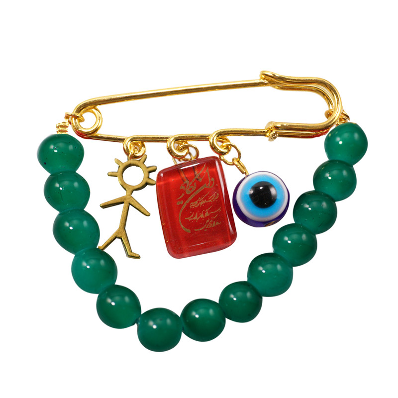 سنجاق سینه دخترانه طرح چشم نظر سنجاق سینه دخترانه طرح چشم نظر