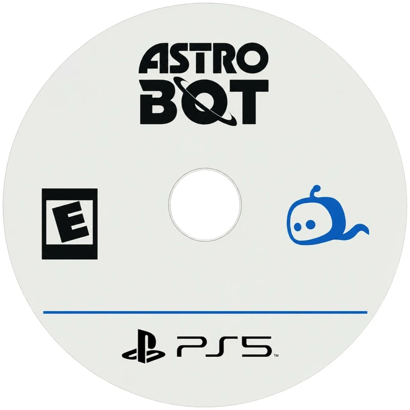 زیر لیوانی مدل دیسک بازی PS5 طرح Astro Bot