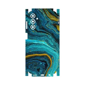 MAHOOT Turquoise marblewith golden streaks-FullSkin Cover Sticker for Samsung Galaxy M14
