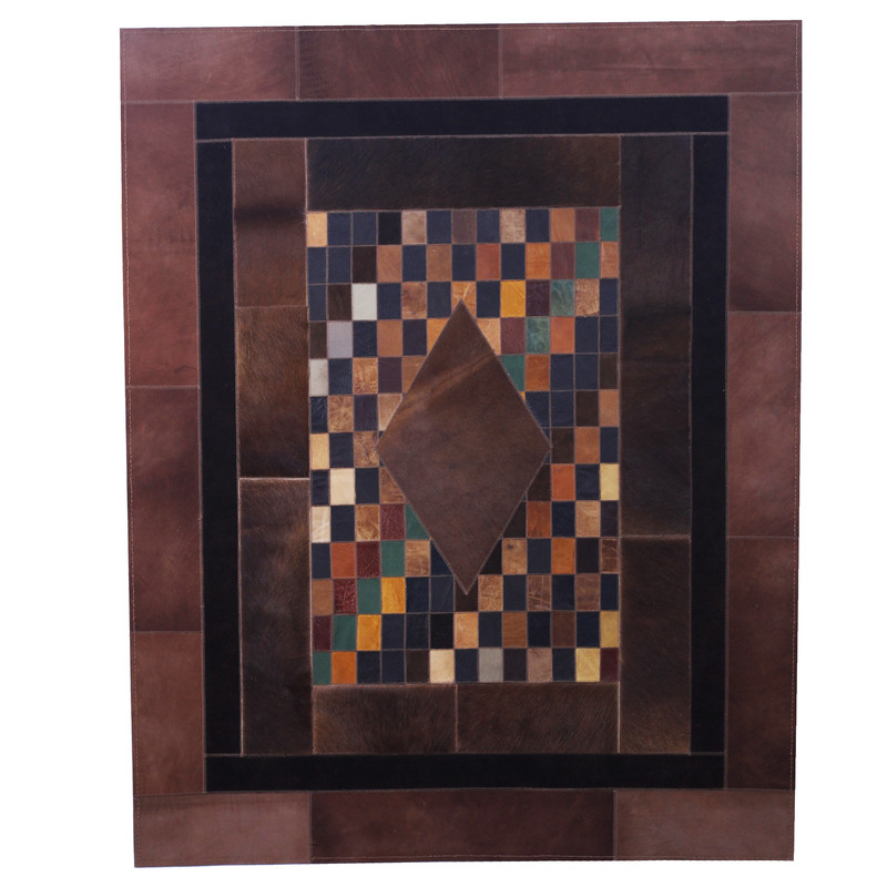 کلاژ فرش چرم و پوست مدل LFR099 کلاژ فرش چرم و پوست مدل LFR099