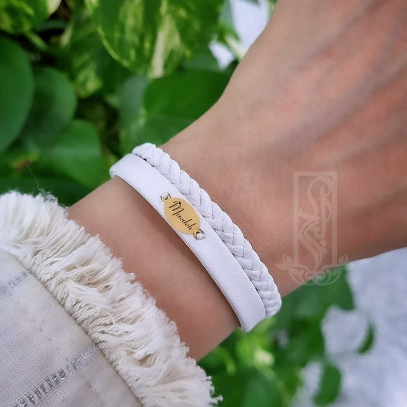 دستبند طلا 18 عیار زنانه لیردا مدل اسم مائده 6711 دستبند طلا 18 عیار زنانه لیردا مدل اسم مائده 6711