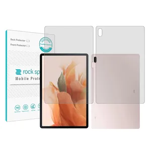 Rockspace model Hygel screen protector suitable for Samsung Galaxy Tab S7 FE tablet along with tablet back protector