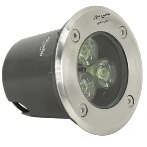  چراغ دفنی 3 وات مانی نور لامپ خمین مدل Round 8CM