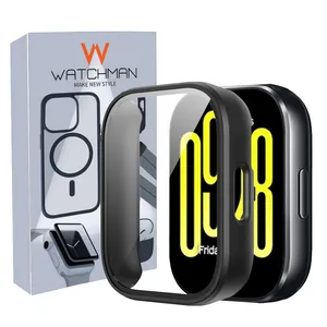 کاور واچ من مدل PC Case مناسب برای ساعت هوشمند شیائومی Redmi Watch 5 Active به همراه محافظ صفحه نمایش