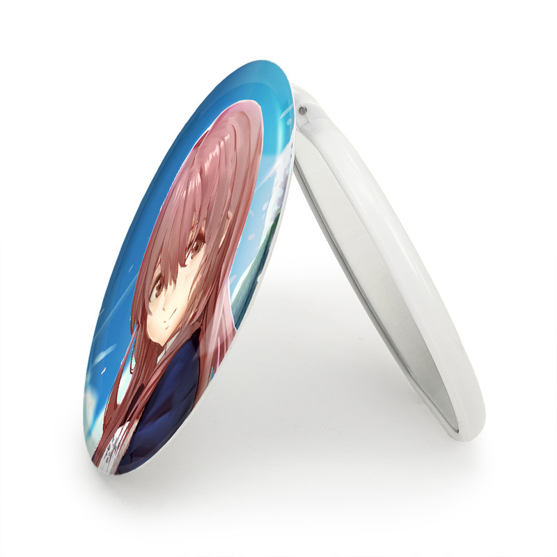 آینه جیبی خندالو طرح شوکو نیشیمیا انیمه سایلنت ویس A Silent Voice مدل تاشو کد 15827