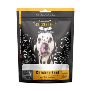 غذای تشویقی سگ مدکاو مدل premium chicken feet وزن 200 گرم