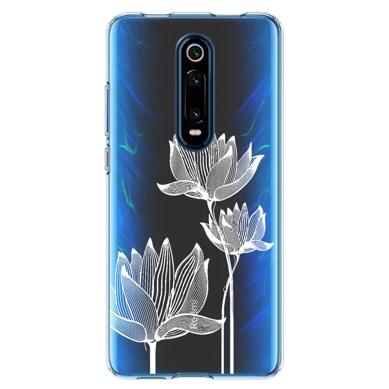 کاور مگافون طرح گل مدل C47-W مناسب برای گوشی موبایل شیائومی Redmi K20 / K20 pro / K20 Premium