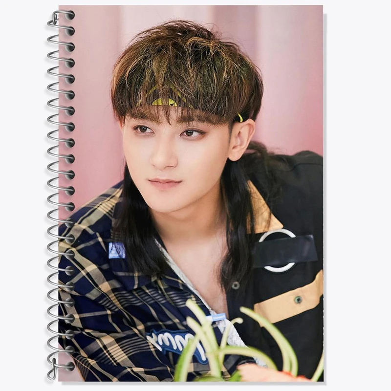 دفتر زبان 50 برگ خندالو مدل دو خط طرح تائو گروه اکسو EXO کد 13549