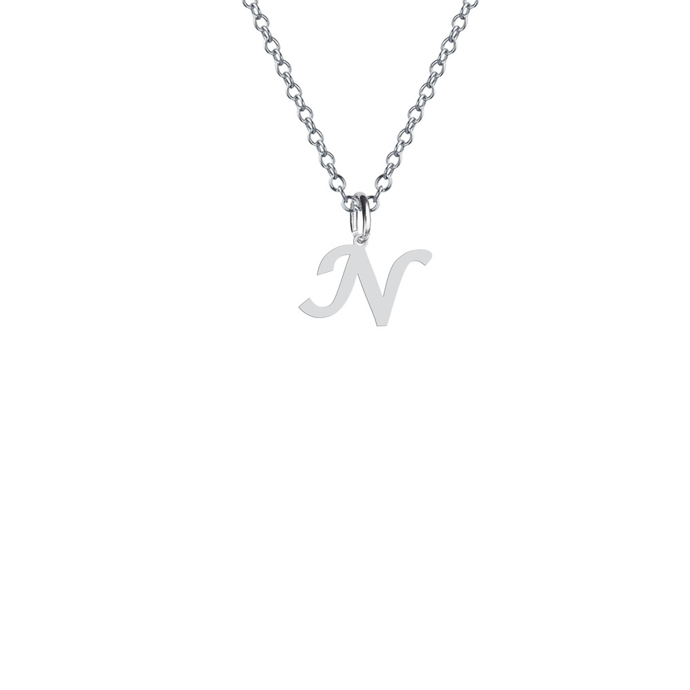 گردنبند نقره زنانه هایکا مدل حرف N کد n.ha2-271 گردنبند نقره زنانه هایکا مدل حرف N کد n.ha2-271