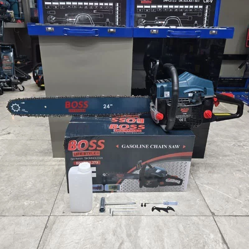 عکس شماره 6 : اره زنجیری بنزینی باس مدل bs-chn60