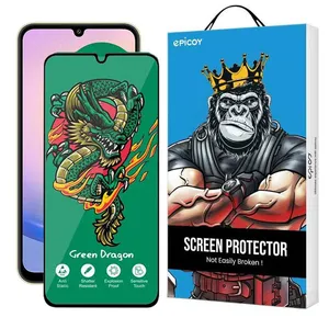Epicoy Green Dragon ExplosionProof Glass Screen Protector For Samsung Galaxy A25/ A15 5G/4G / A24 4G/ F34
