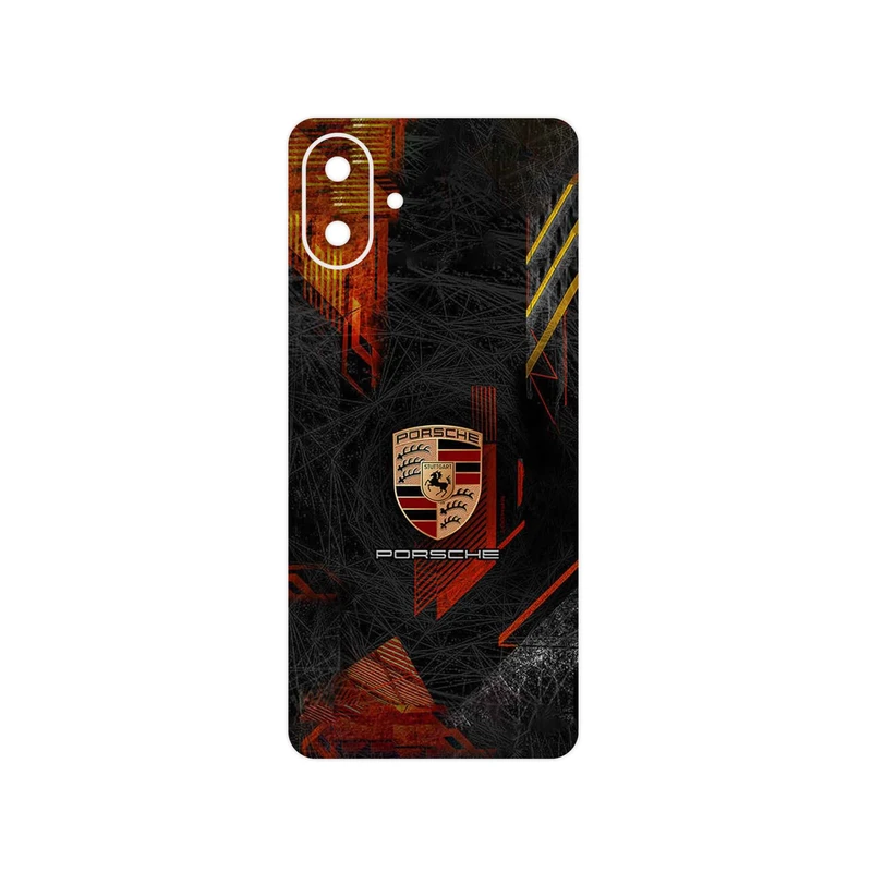 برچسب پوششی ماهوت مدل Porsche_Logo مناسب برای گوشی موبایل سامسونگ Galaxy A07