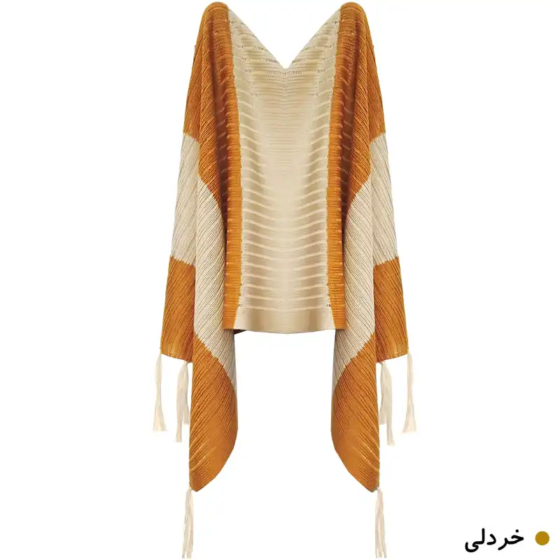 شال بافتنی زنانه کد SK