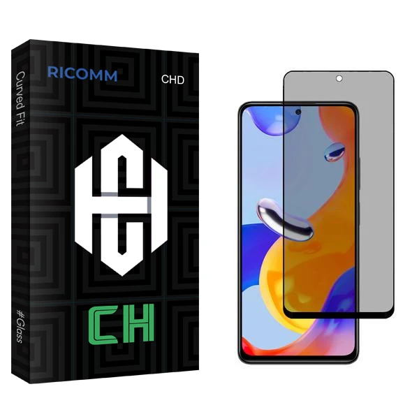 محافظ صفحه نمایش حریم شخصی ریکام مدل CH2 مناسب برای گوشی موبایل شیائومی Redmi Note 11 Pro 4G