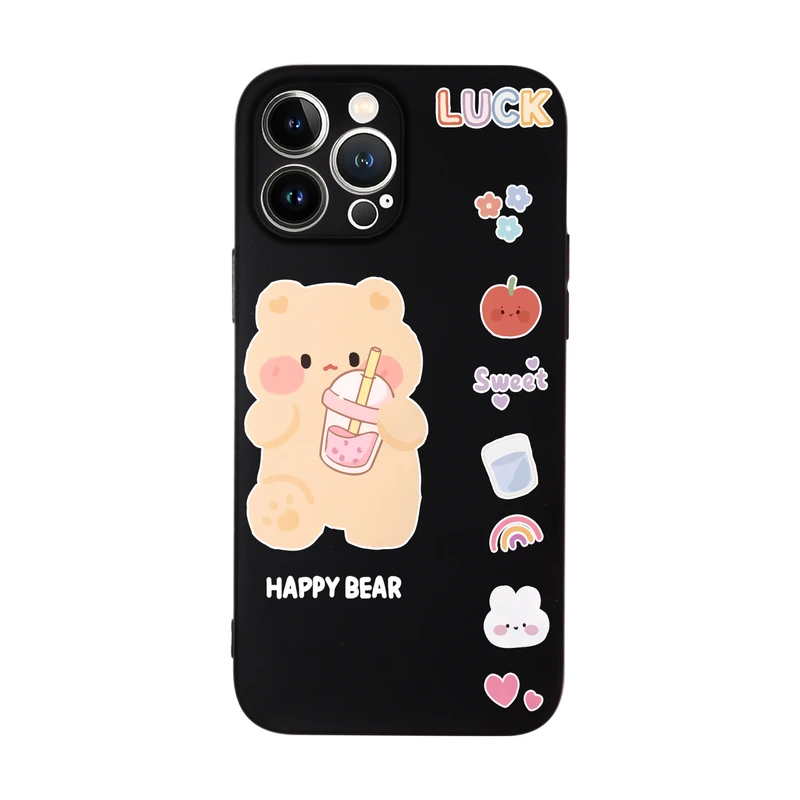 کاور قاب گارد طرح خرس اسموتی کد a365 مناسب برای گوشی موبایل اپل iphone 13 Pro