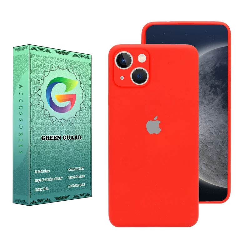 کاور گرین گارد مدل Ziro طرح سیلیکونی مناسب برای گوشی موبایل اپل IPhone 13 / 14