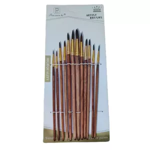 قلم مو گرد پان مدل 2000 مجموعه 12 عددی