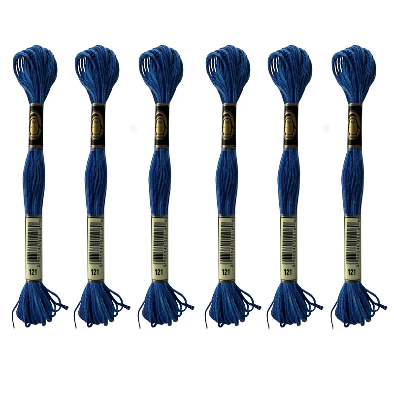 نخ گلدوزی پنگوئن مدل PNG-06 کد P-121 مجموعه 6 عددی
